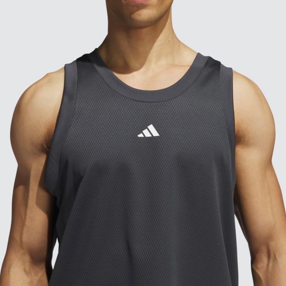 NWT Adidas mens BASKETBALL LEGENDS TANK TOP size medium - Picture 7 of 7